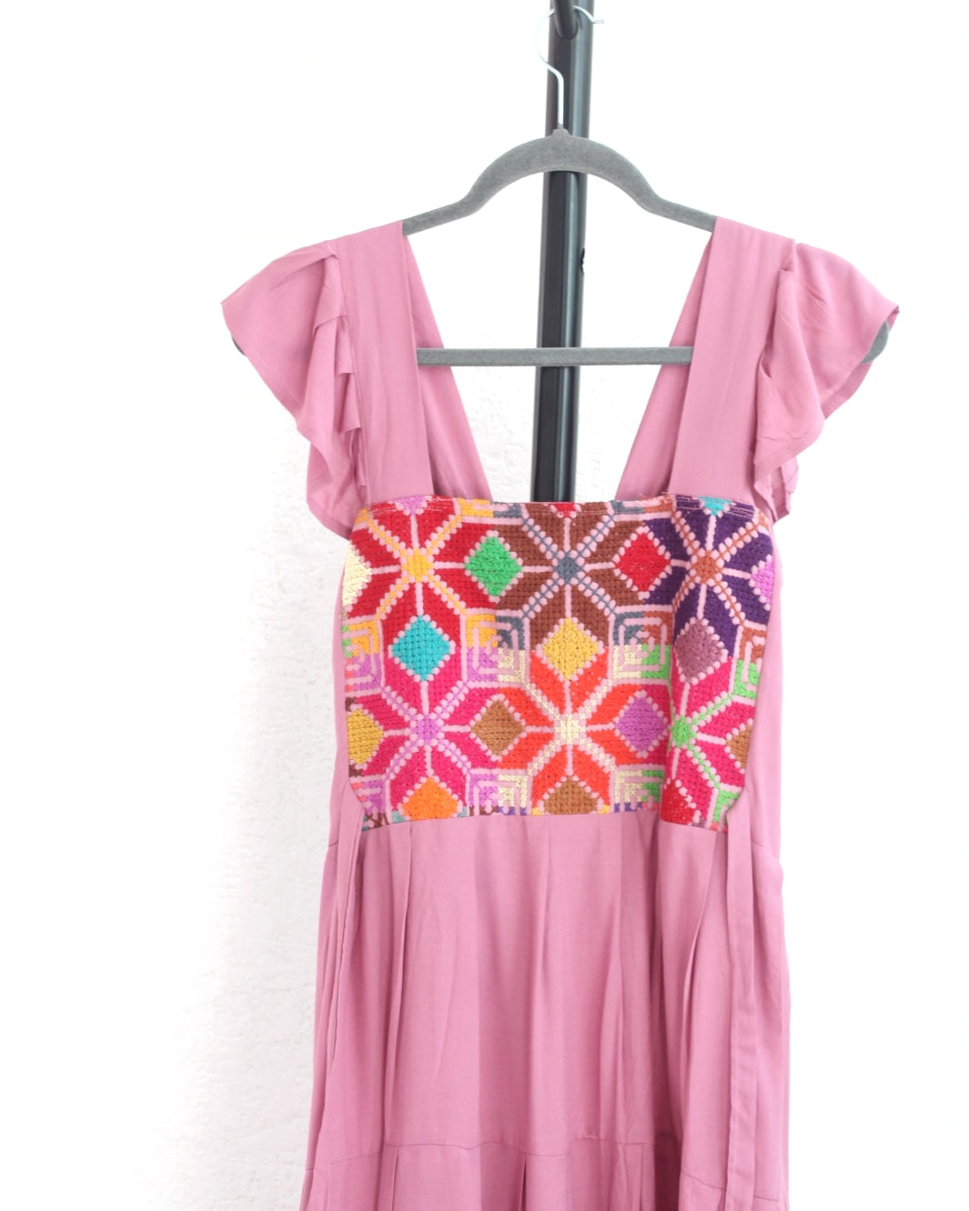 Vestido Anita Corto Rosa Colores