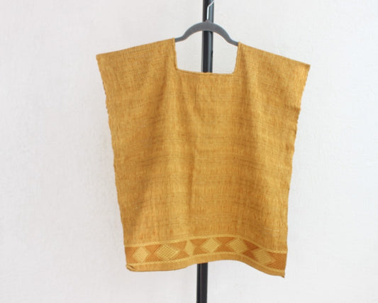 Blusa Huipil Zinacantán Amarillo