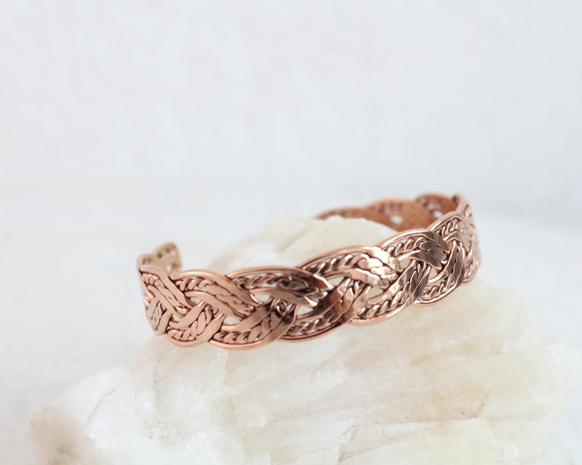 Pulsera Cobre Trenza