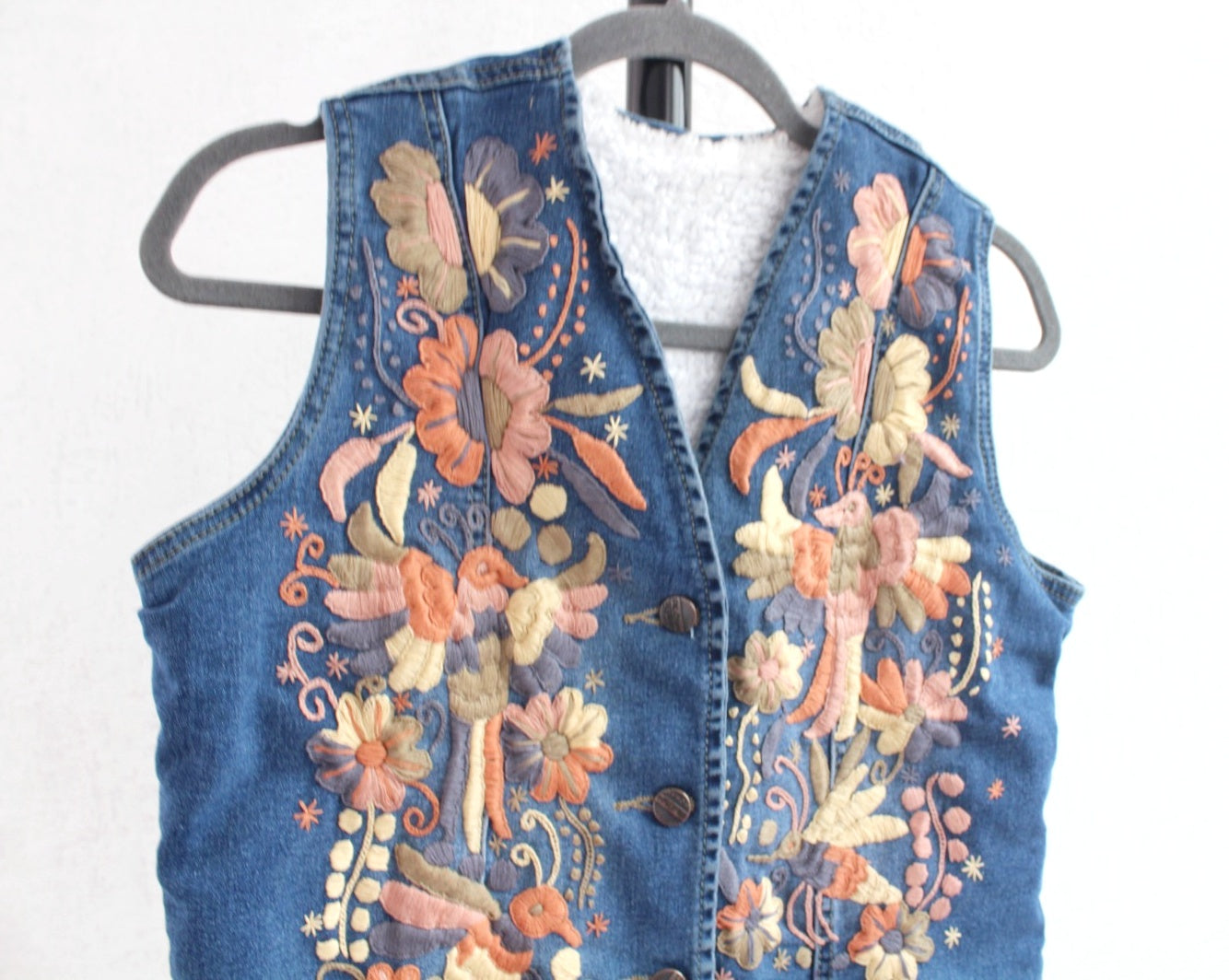 Chaleco Mezclilla Café Coral Unitalla