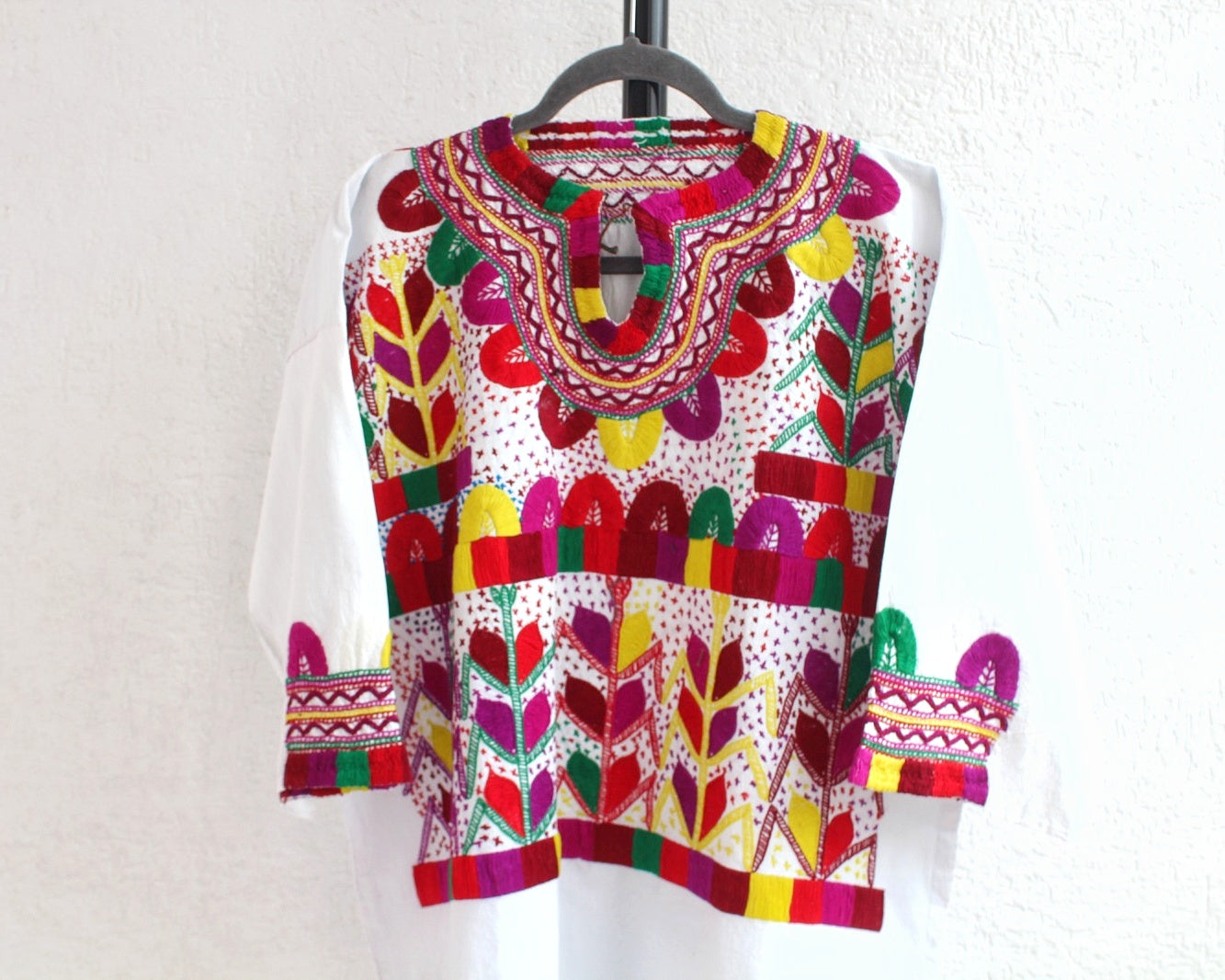 Blusa Milpa L - XL Rojo Amarillo Verde