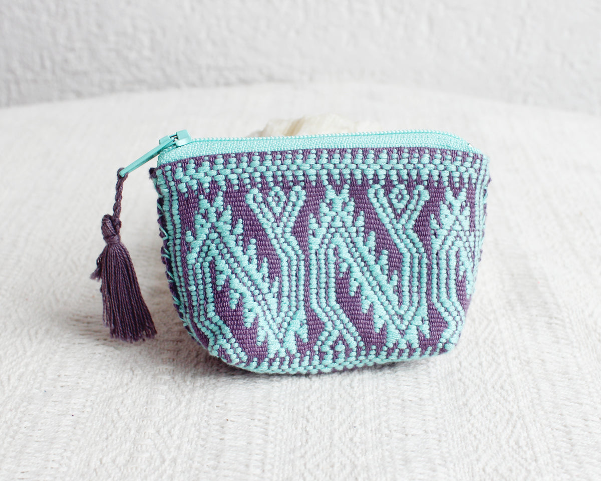 Mini Monedero Quetzalcóatl Aqua Lila