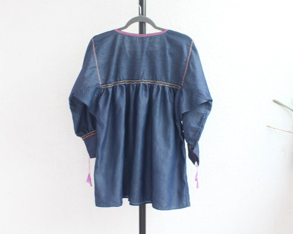 Blusa Leonor Mezclilla Unitalla