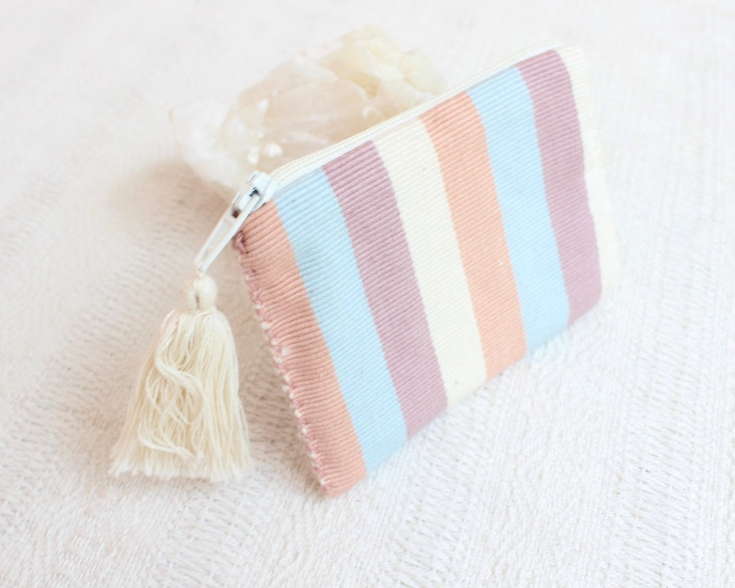 Mini Monedero Nuditos Colores Lila Rosa Blanco