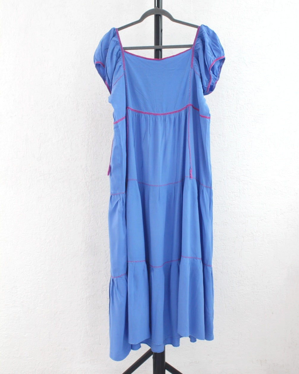 Vestido Gloria Azul Rosa Ch - M - G