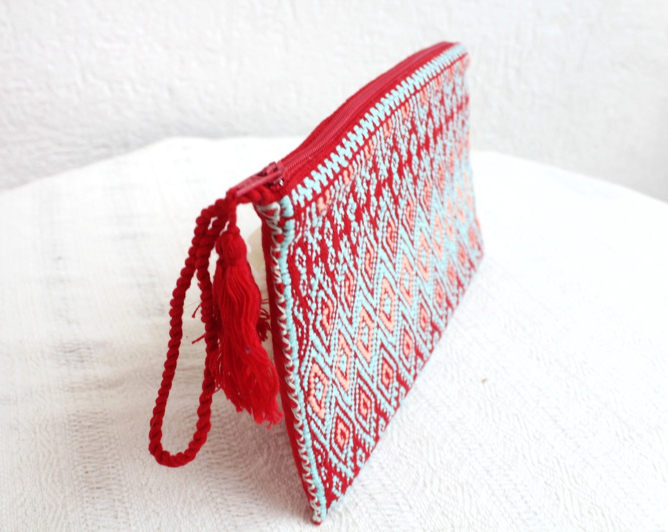 Neceser Flores Aqua Rojo