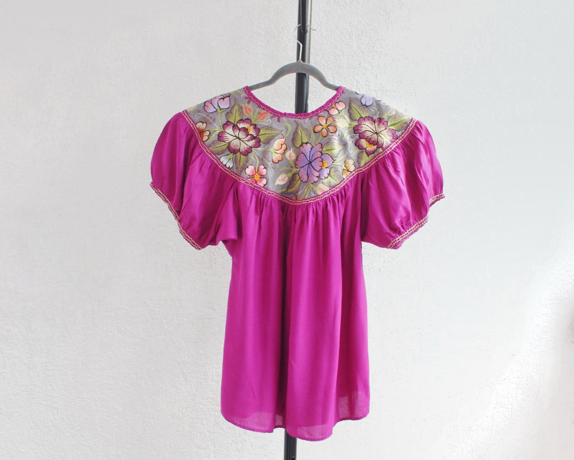Blusa Abigail Flores Bugambilia   XL - XXL