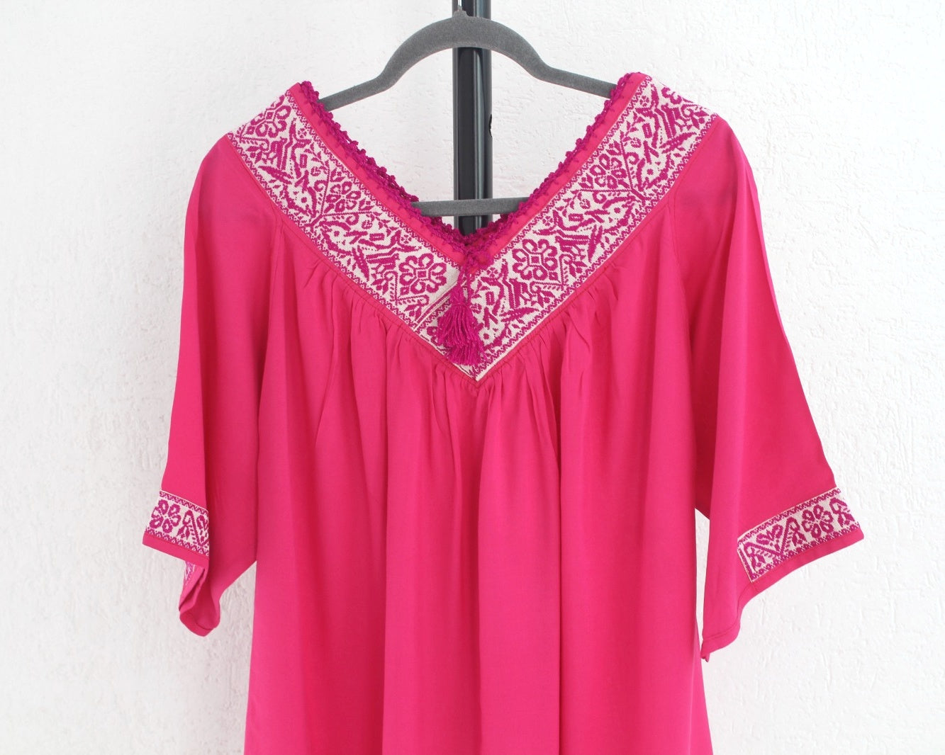 Blusa Cuello V Rosa Mx Delfines