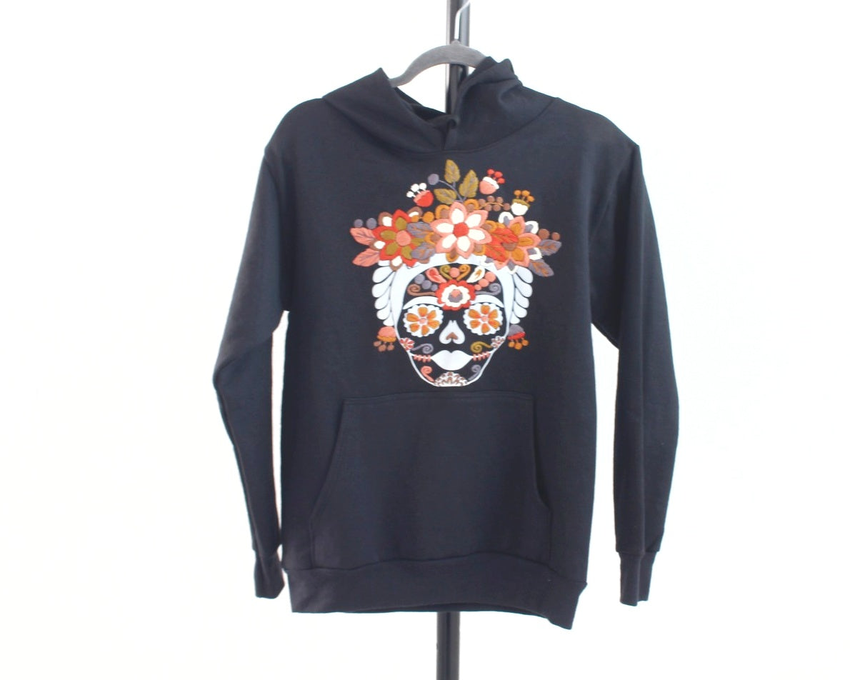 Sudadera M Catrina Negro Naranja