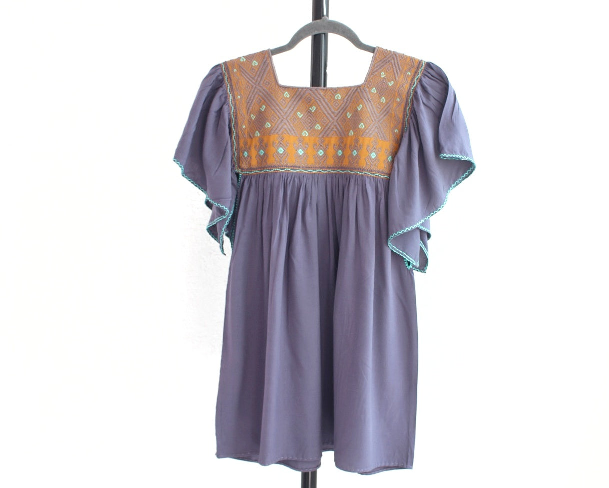 Blusa Juana Gris Amarillo Unitalla