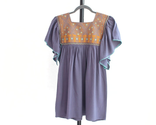 Blusa Juana Gris Amarillo Unitalla