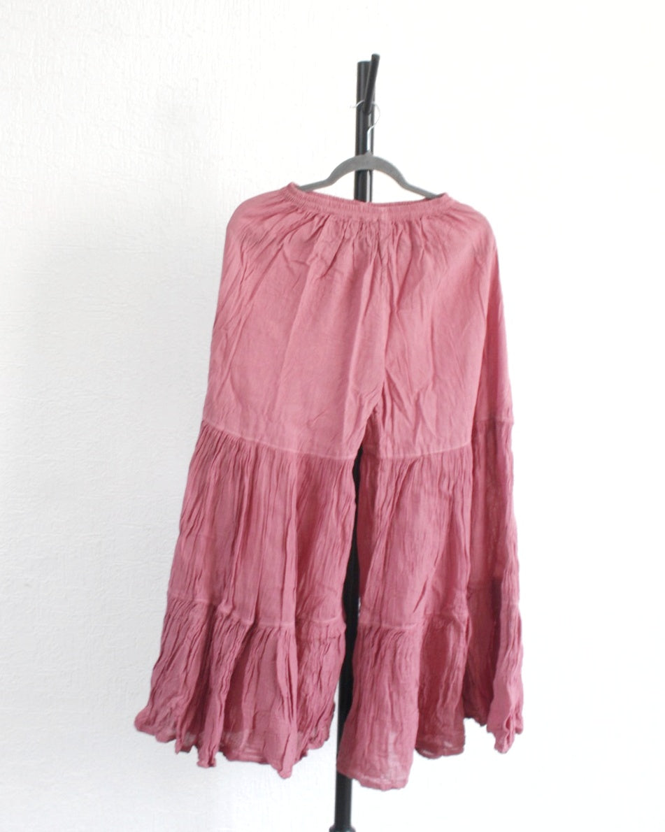 Pantalon Acampanado Rosa