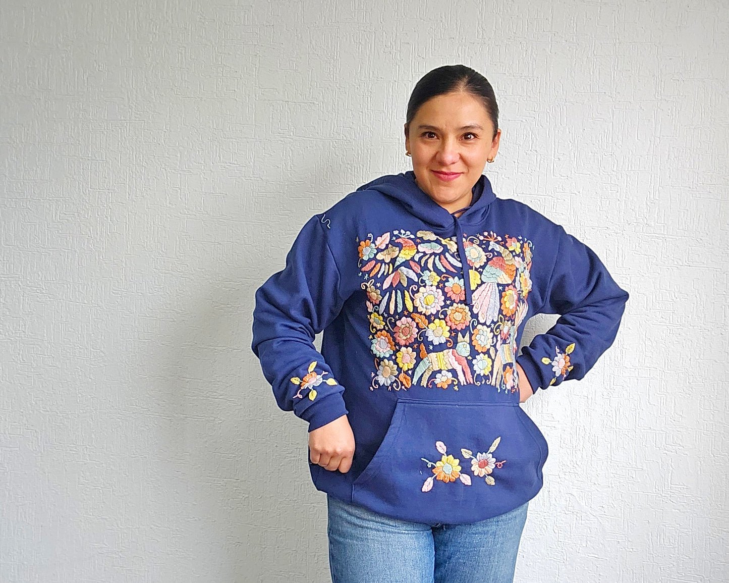 Sudadera L Tenago Azul Marino