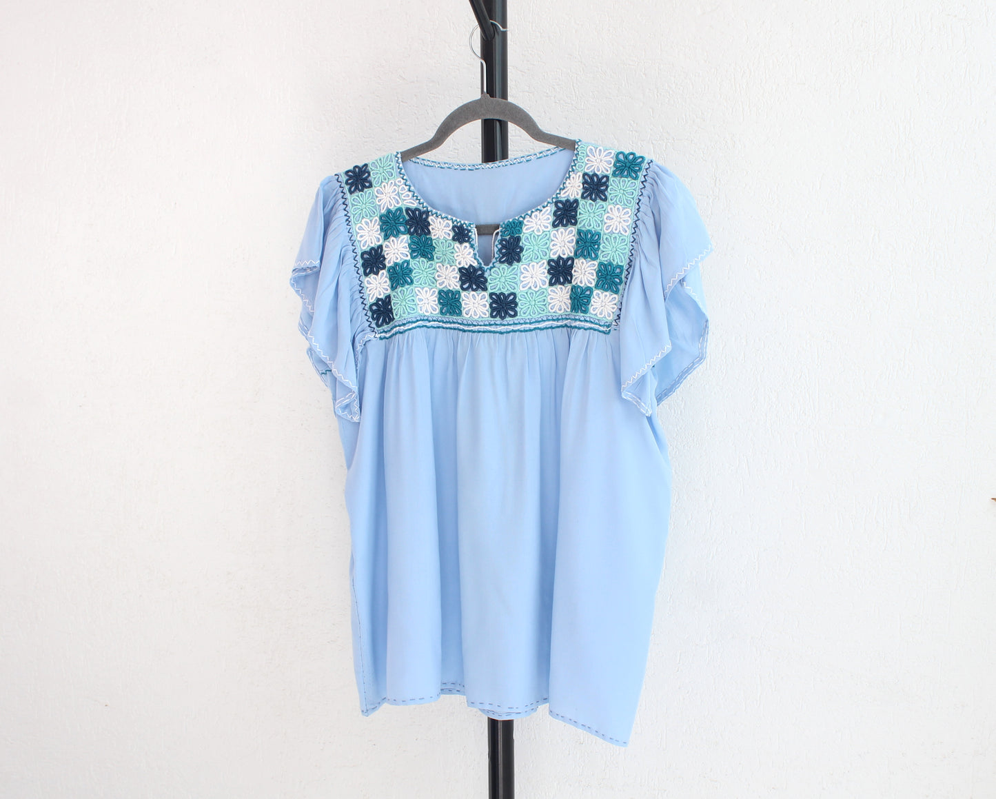 Blusa Luisa Azul Claro Ch M