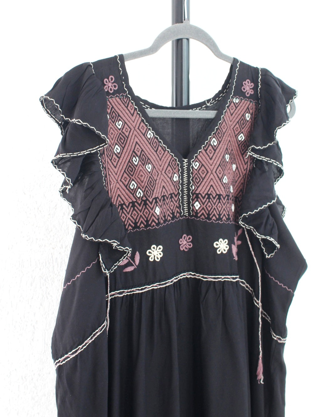 Vestido Antonia Negro Vino