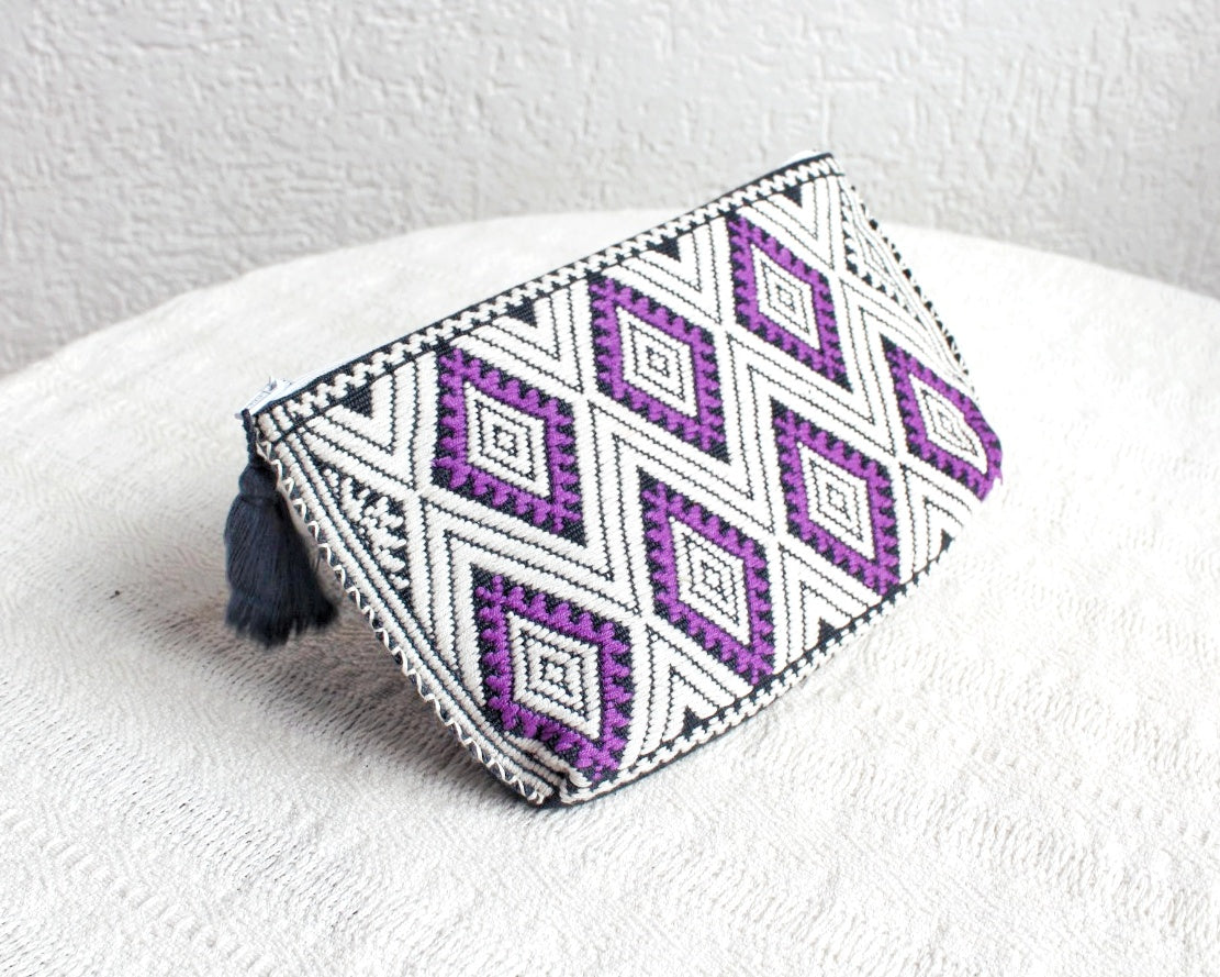 Neceser Estrellas Morado Blanco