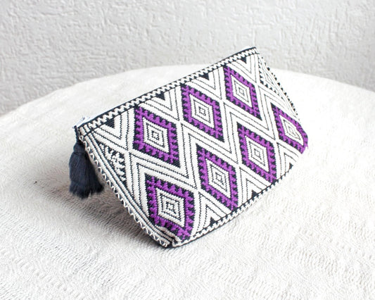 Neceser Estrellas Morado Blanco