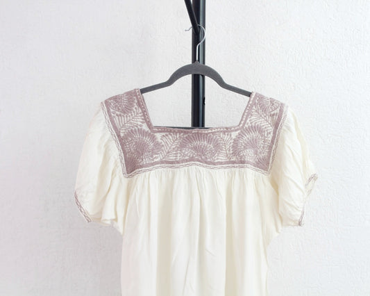 Blusa Aguacatenango Perla lila Claro