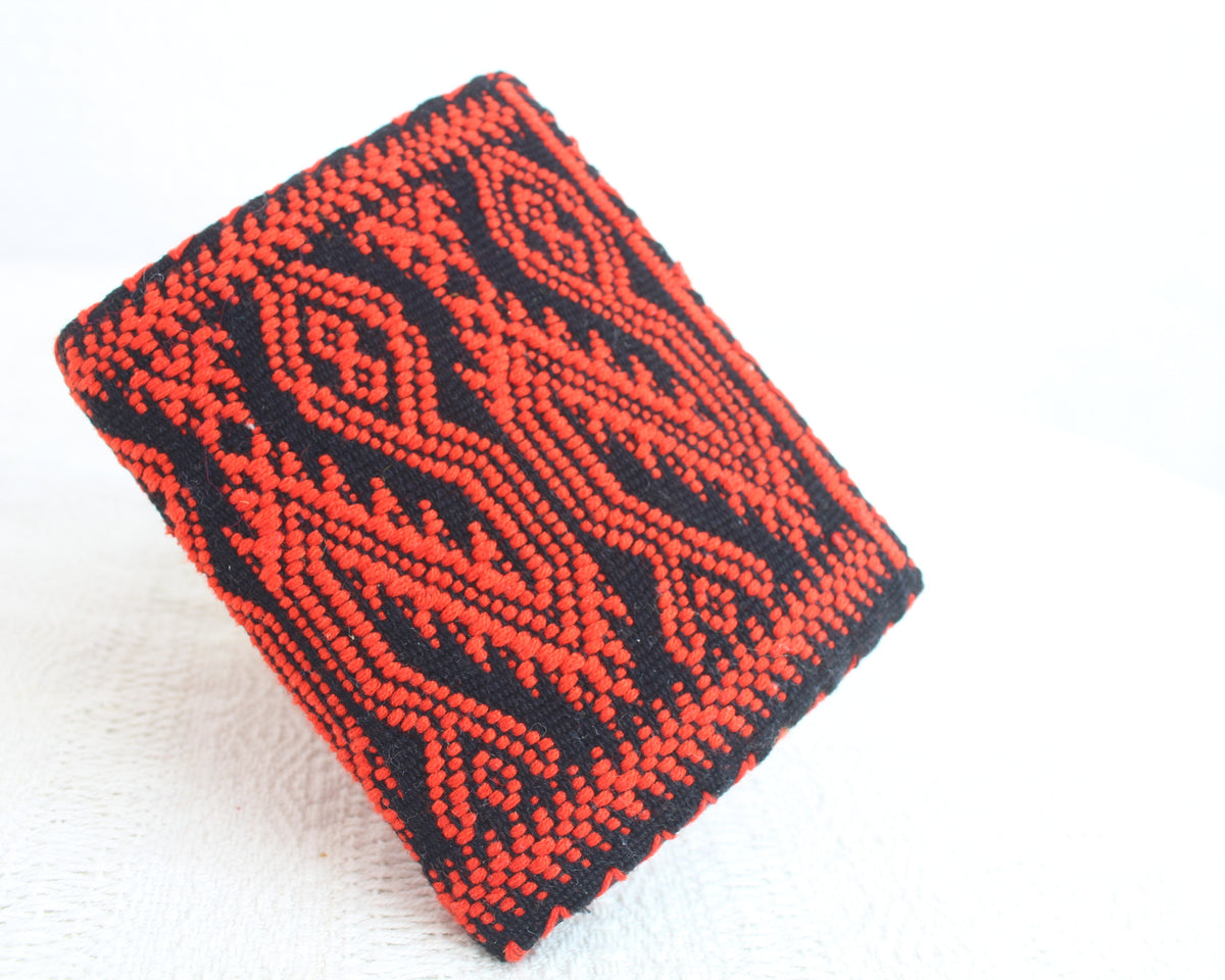 Tarjetero Quetzalcóatl Naranja