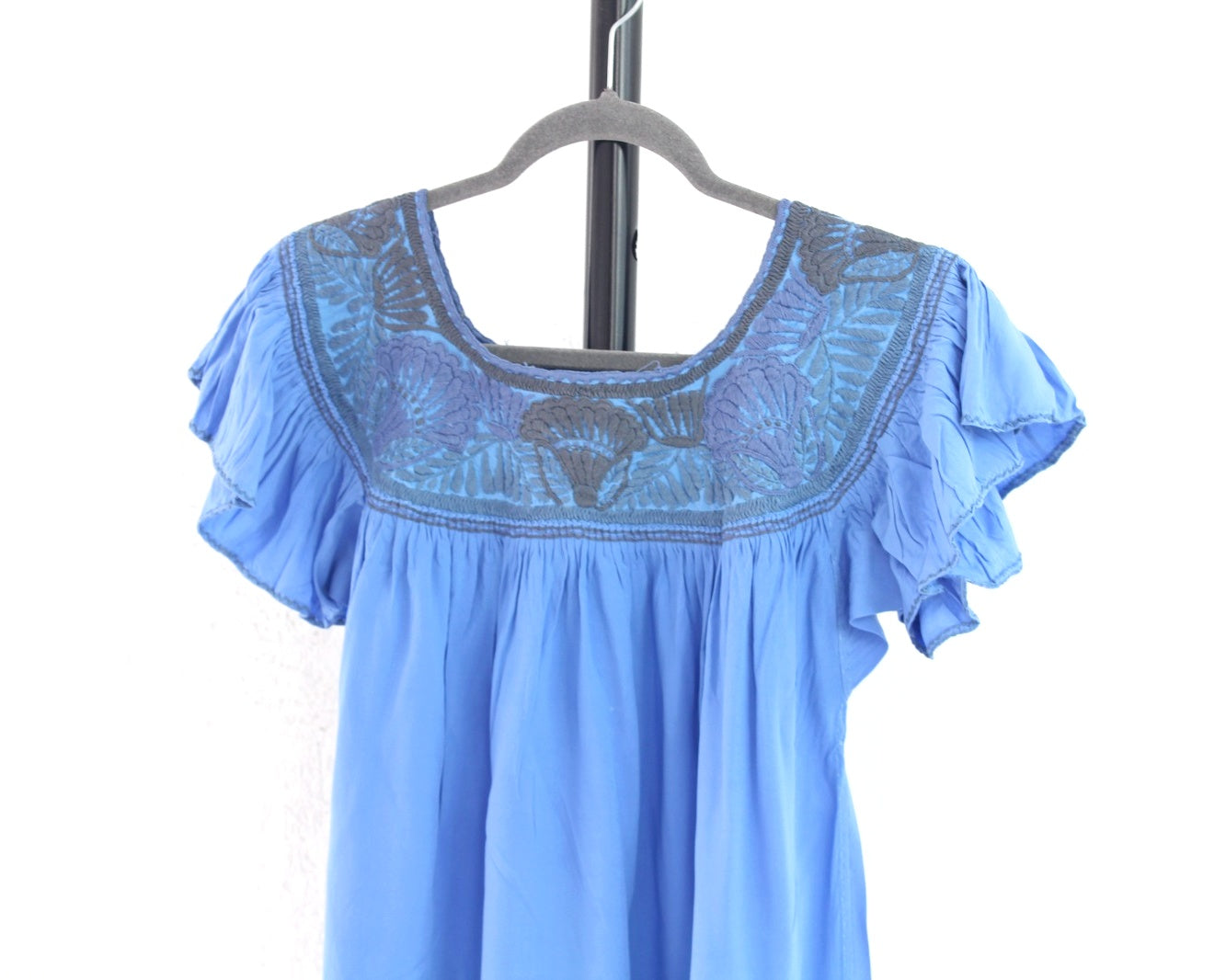 Blusa Aguacatenango Azul Gris