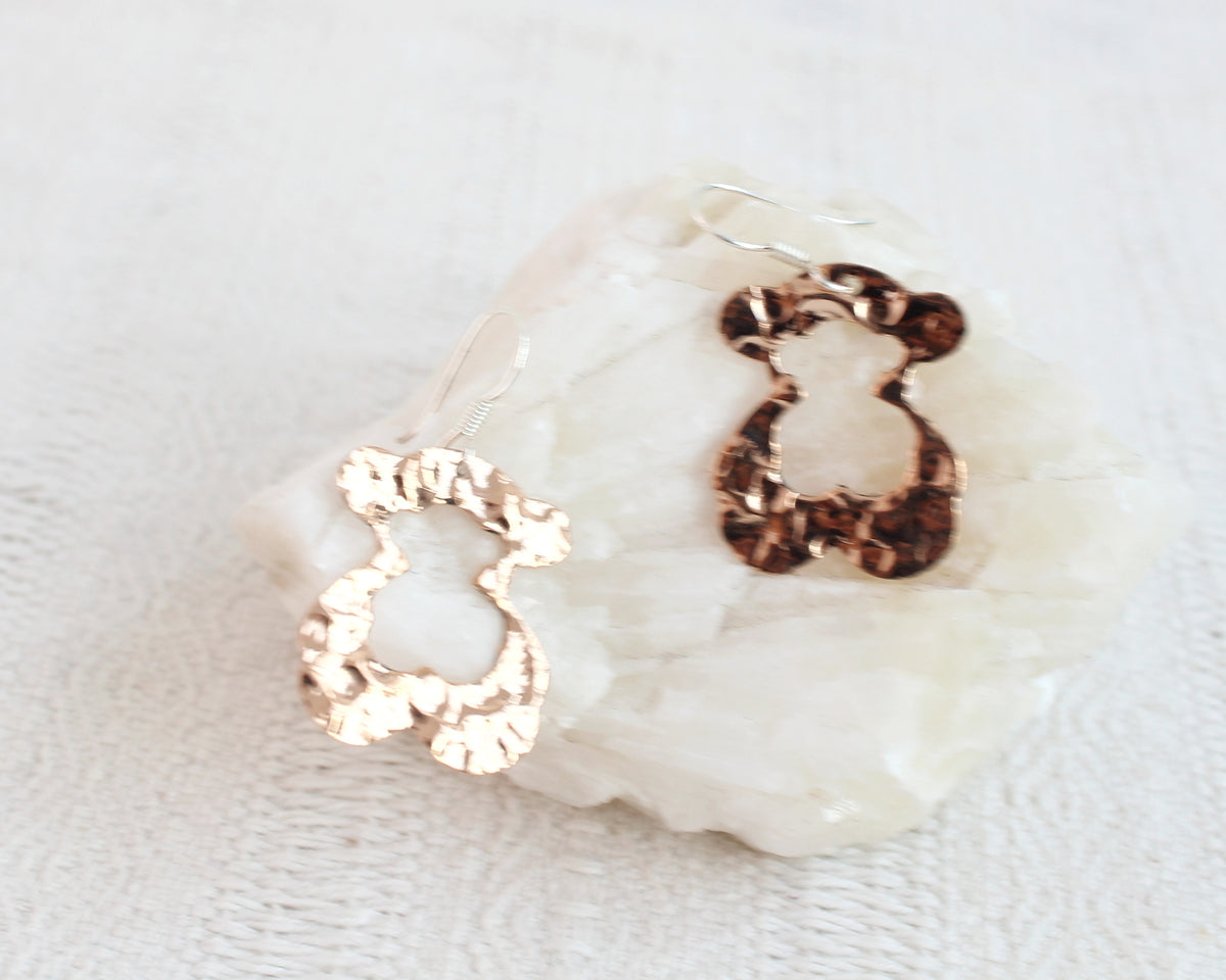 Aretes Cobre Osos