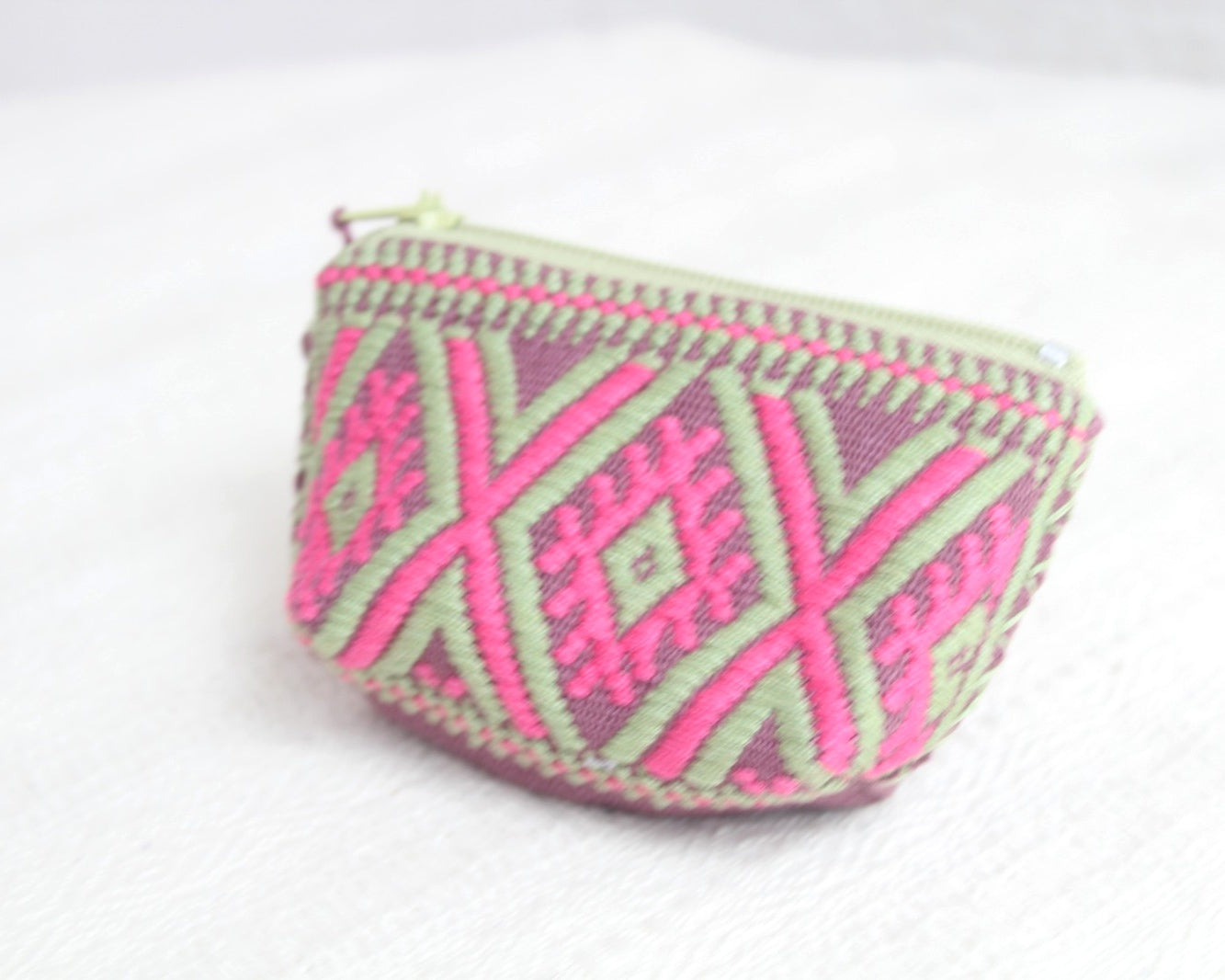 Mini Monedero Estrellas Rosa Menta