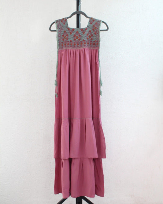 Vestido Teresa Rosa Menta Unitalla