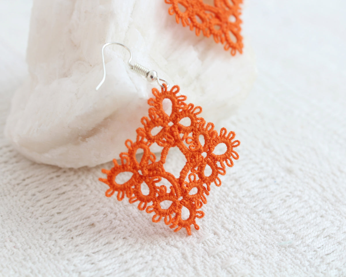 Aretes Frivolite Naranja