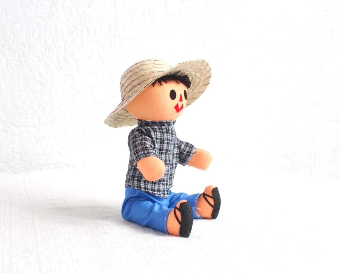 Muñeco Panchito Grande Azul
