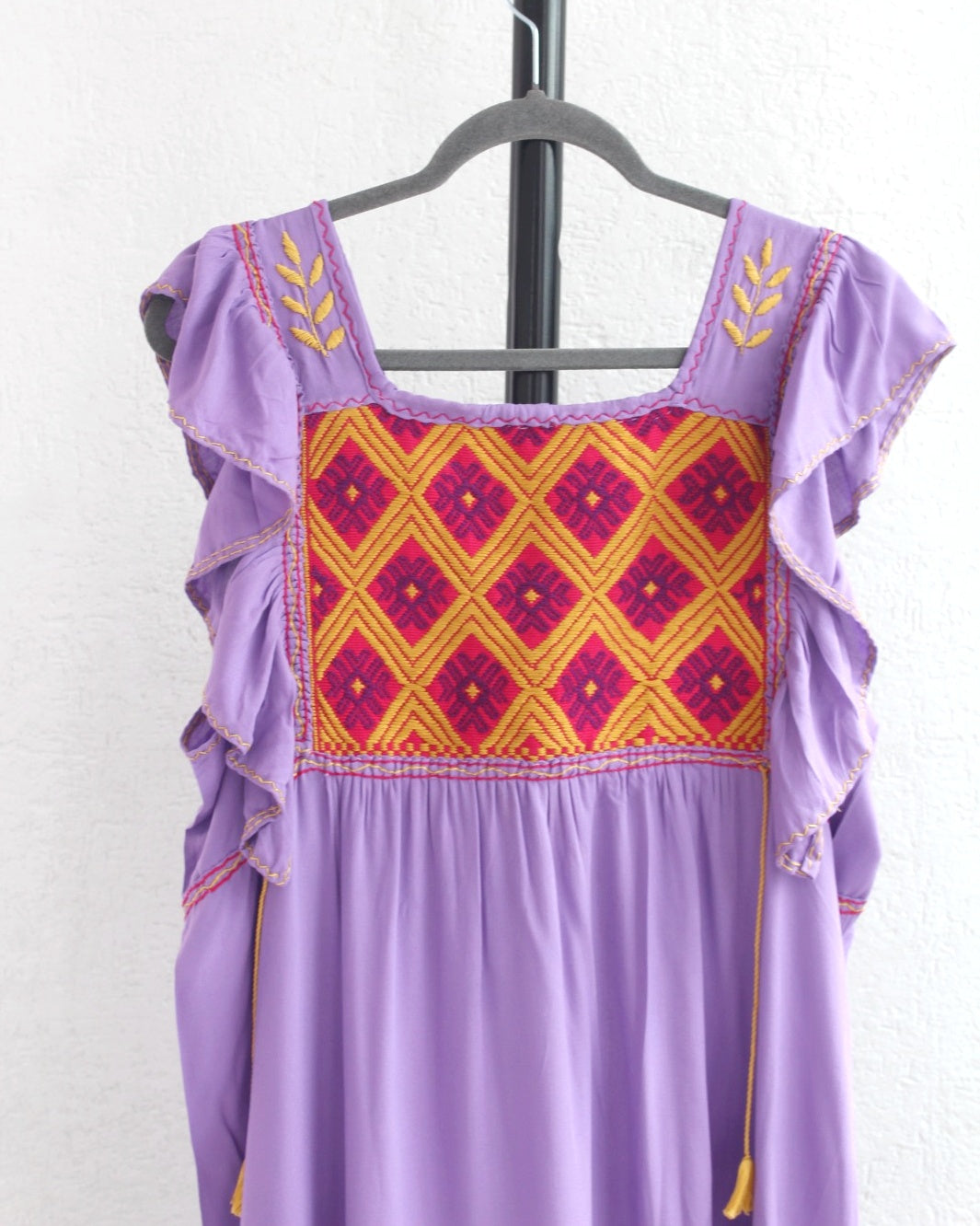 Vestido Josefina Lila Amarillo Unitalla