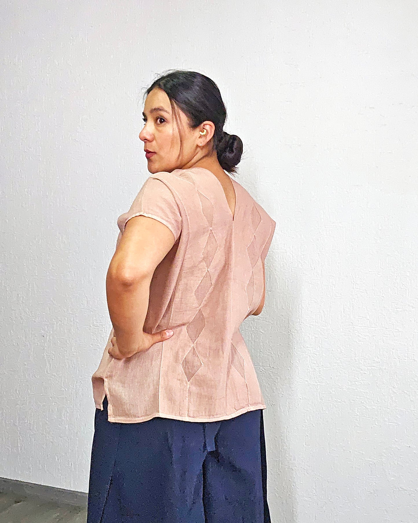 Huipil Corto Betaza Beige Unitalla