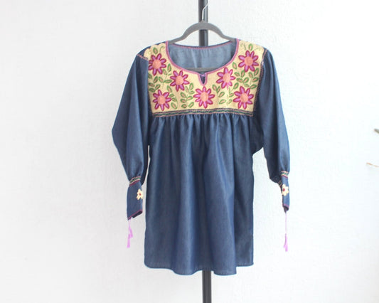 Blusa Leonor Mezclilla Unitalla