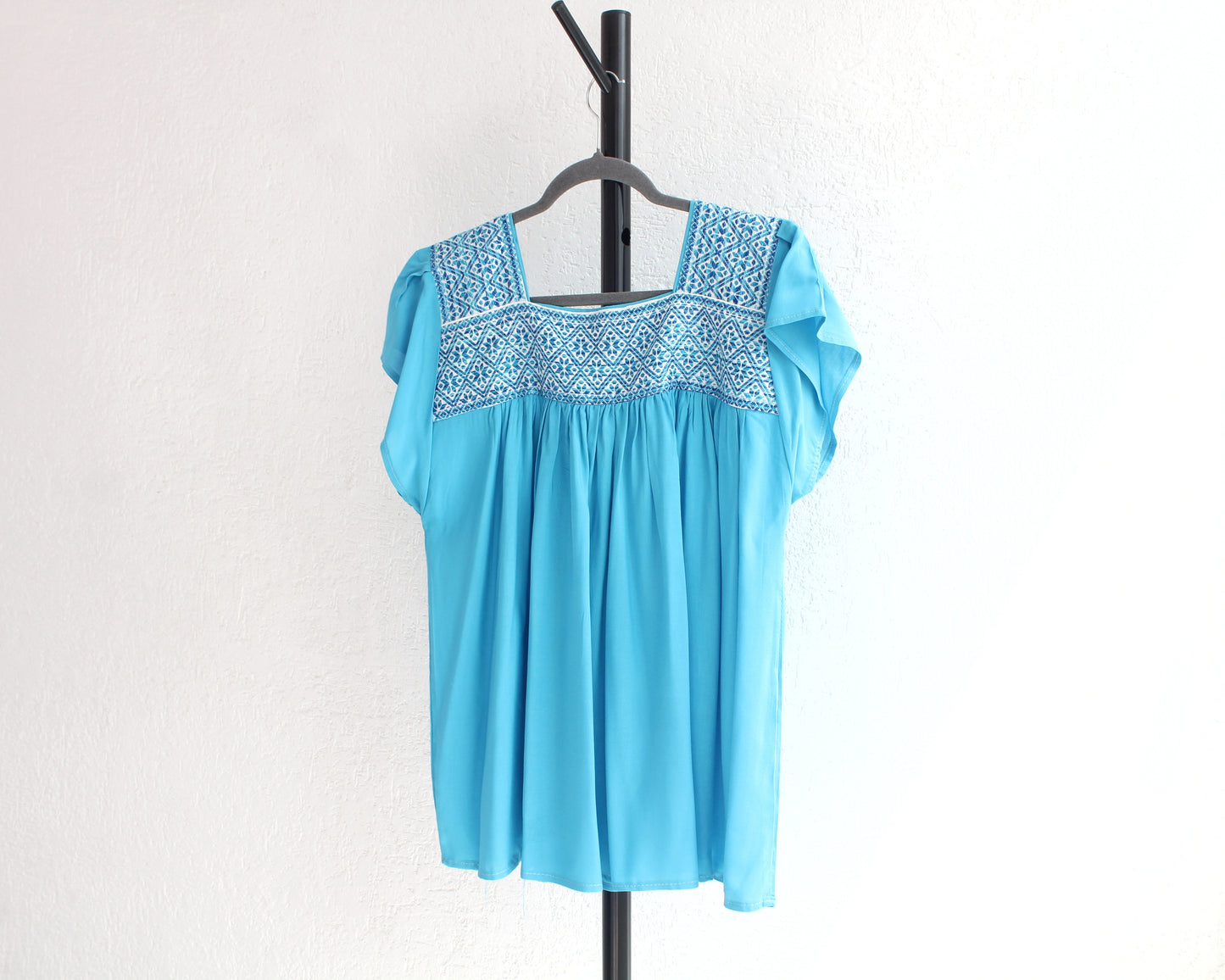 Blusa Tania Azules Flores XL - 2XL