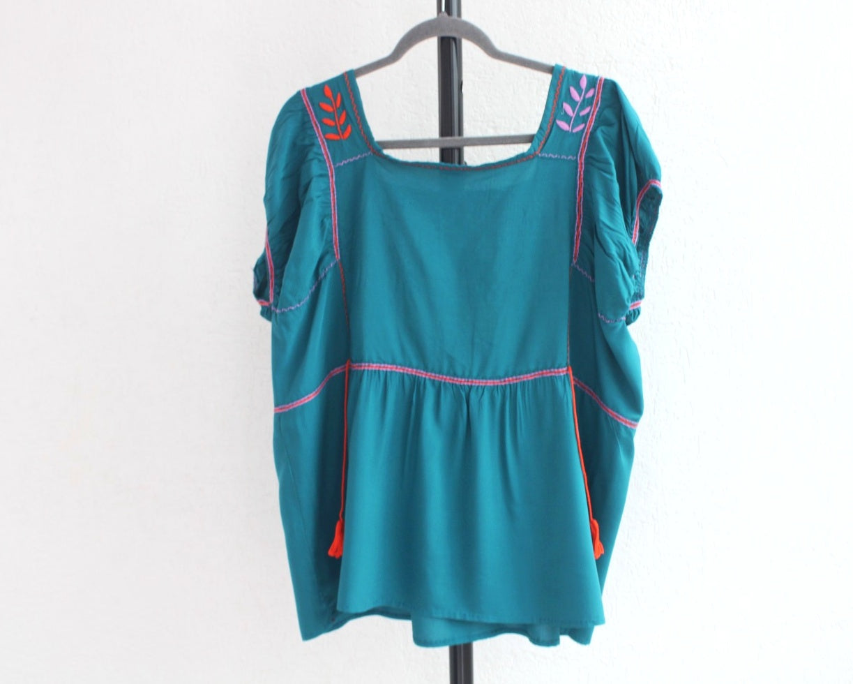 Blusa Maribel Turquesa Colores L XL 2XL