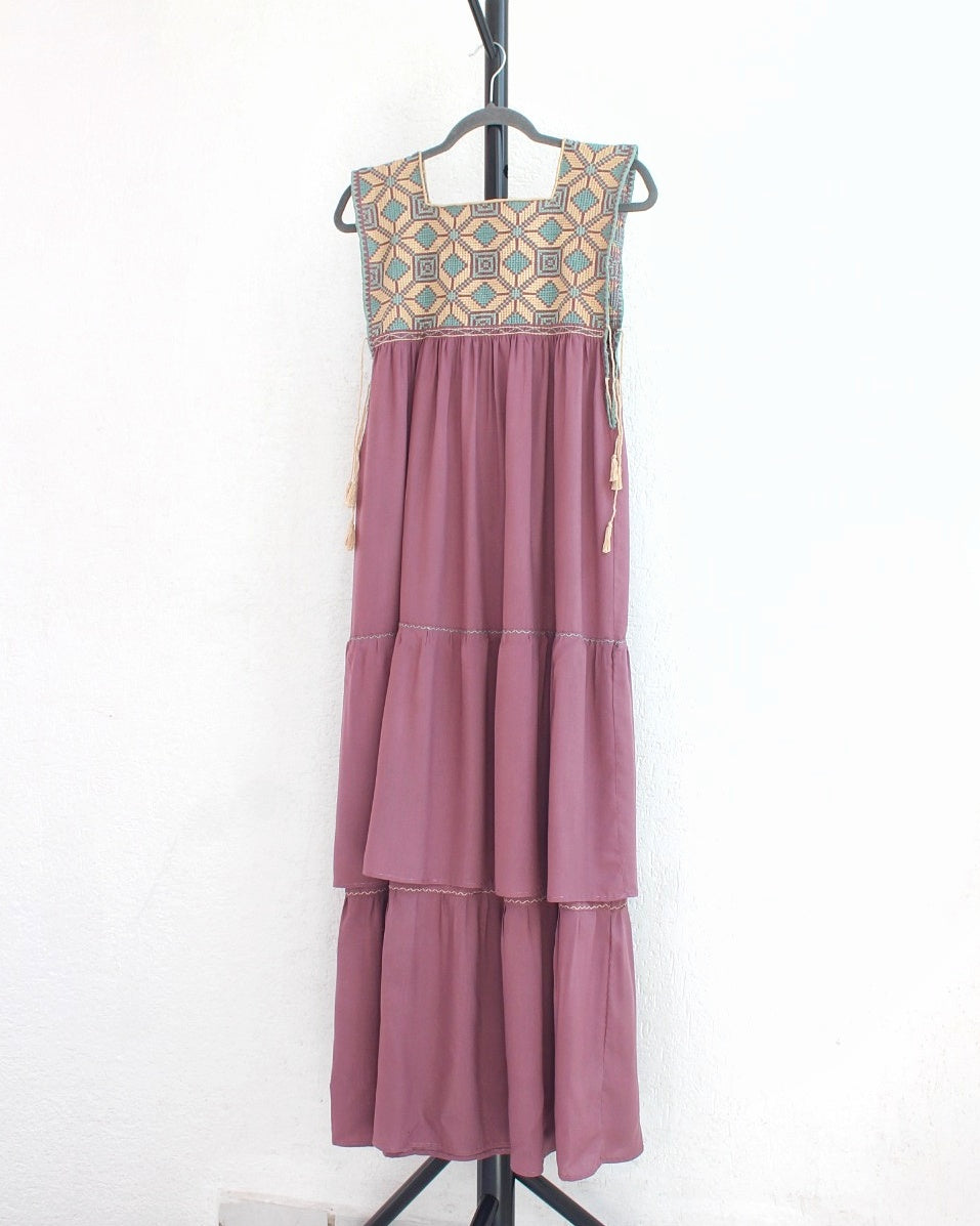 Vestido Teresa Malva Menta Unitalla