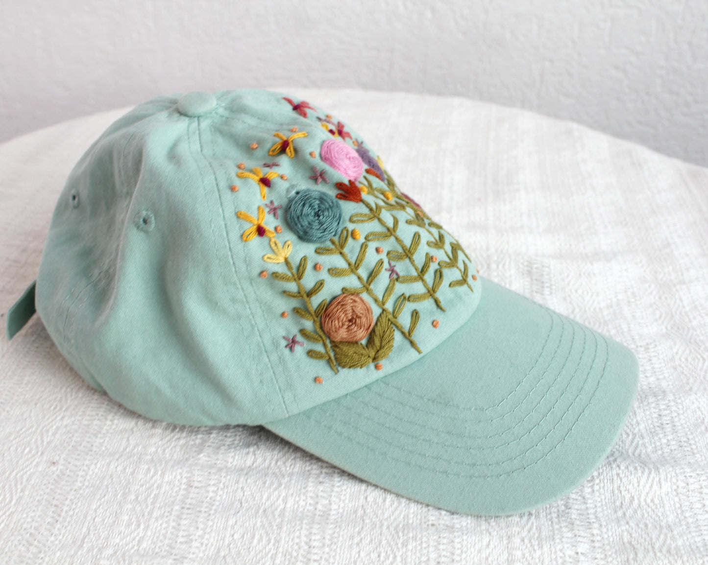 Gorra Flores Menta