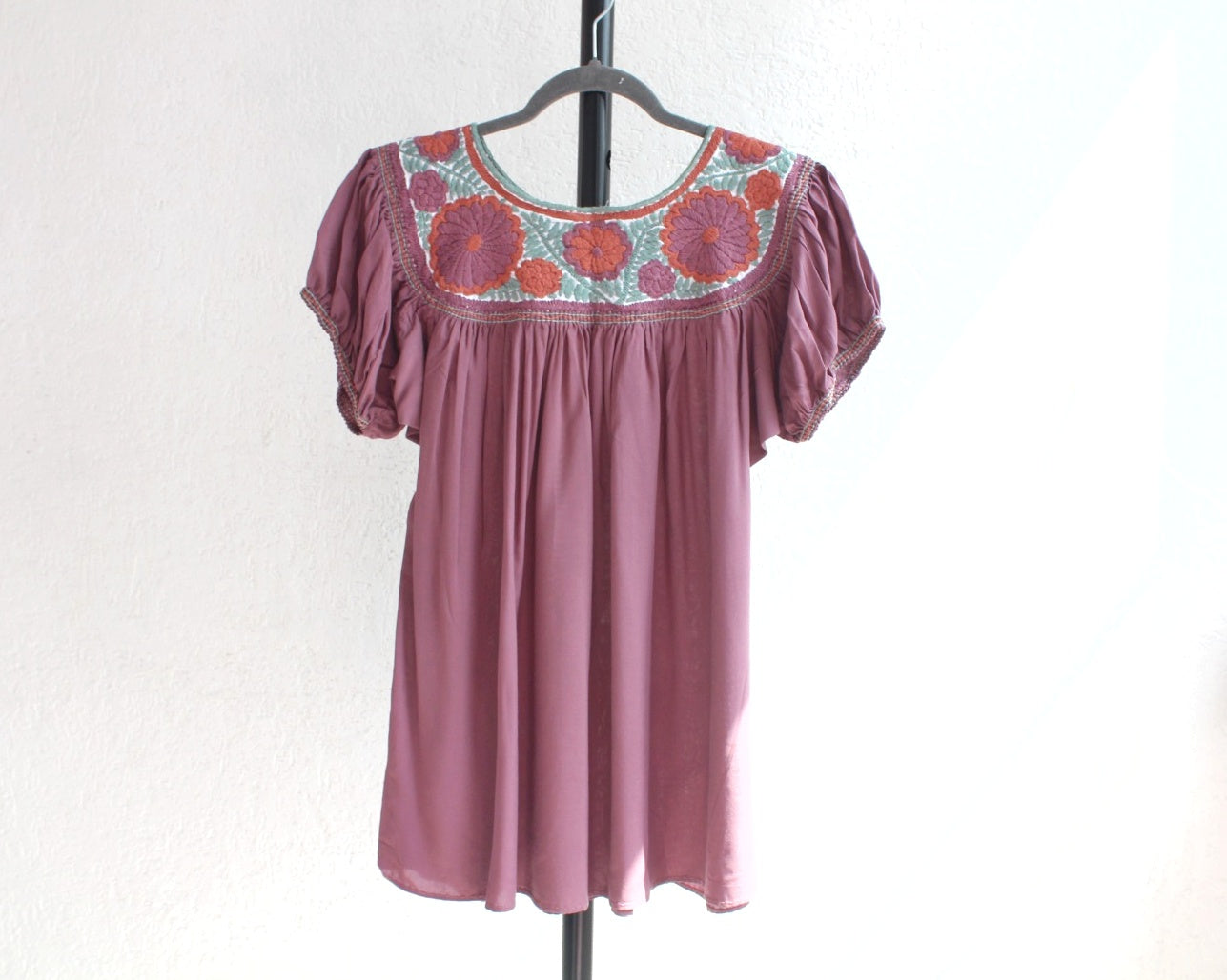 Blusa Aguacatenango Marsala Naranja Menta Unitalla