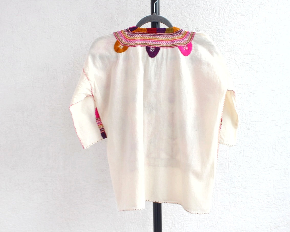 Blusa Milpa CH - M Rosa Verde Morado