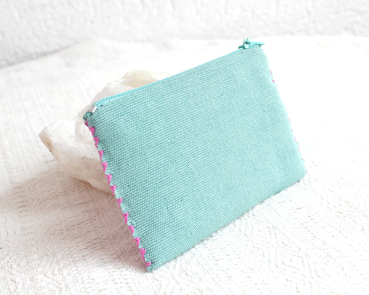 Mini Monedero Estrellitas Rosa Aqua