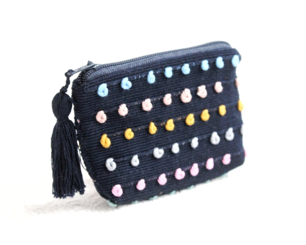 Mini Monedero Nuditos  Azul Mario