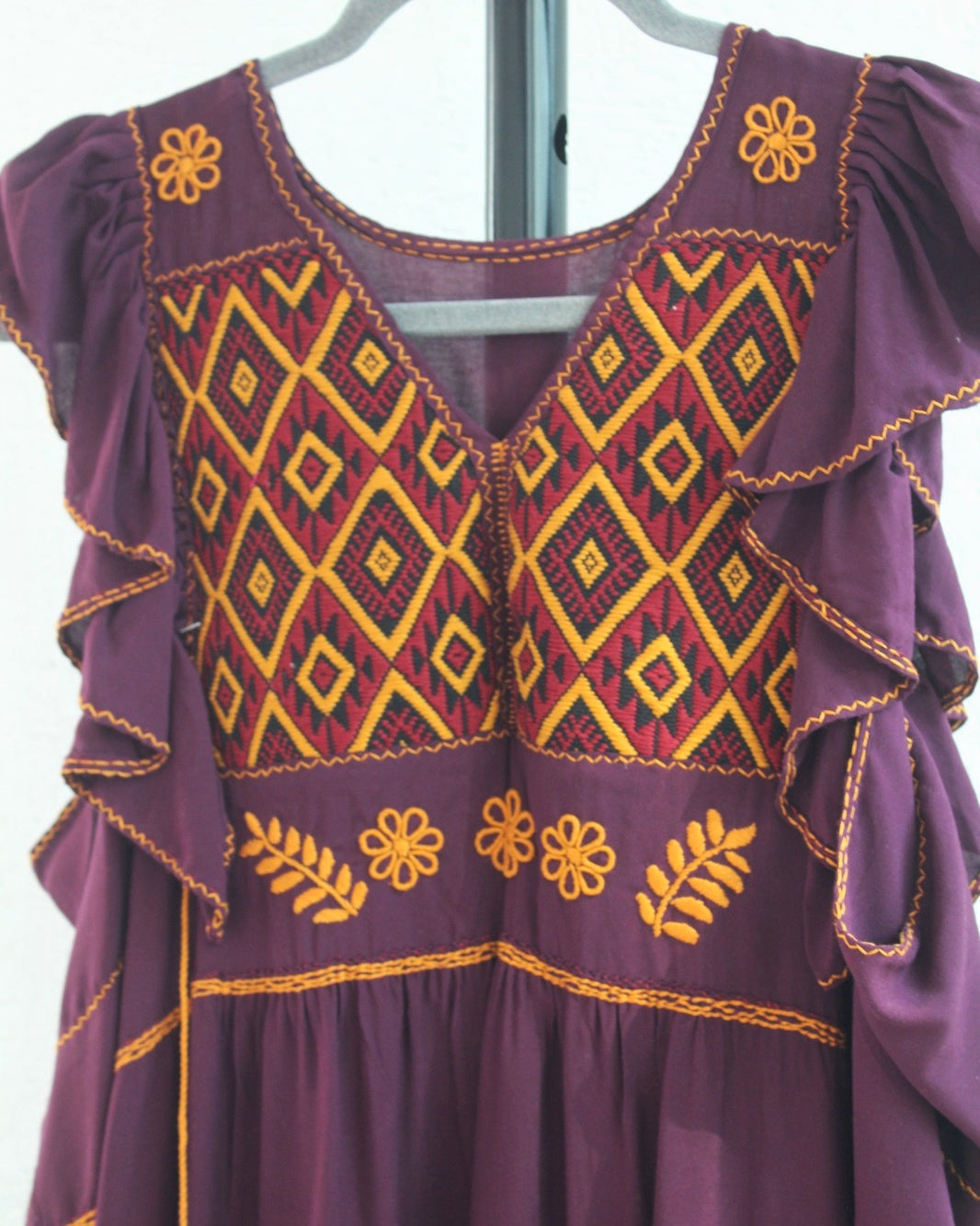Vestido Antonia Vino Amarillo 2XL
