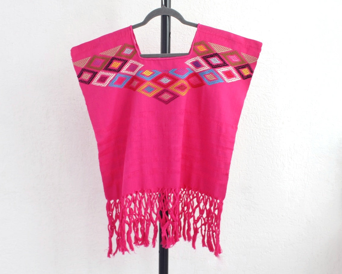 Top Rombos Rosa Colores