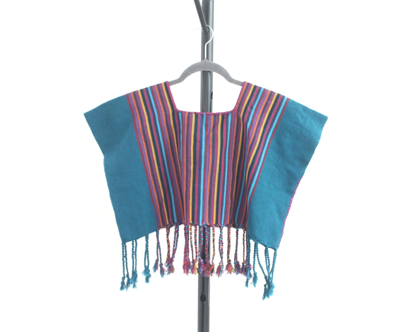 Crop Top Flores Rococo Verde Azulado