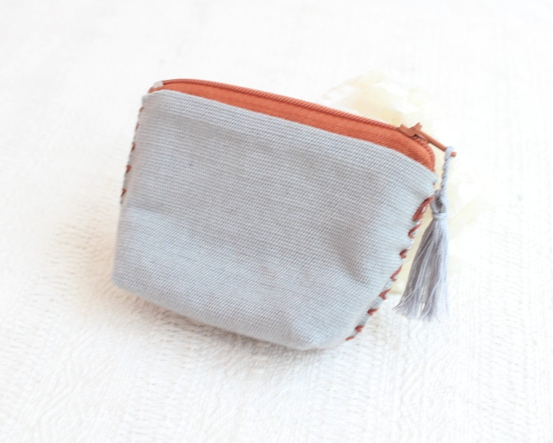 Mini Monedero Quetzalcóatl Gris Marrón