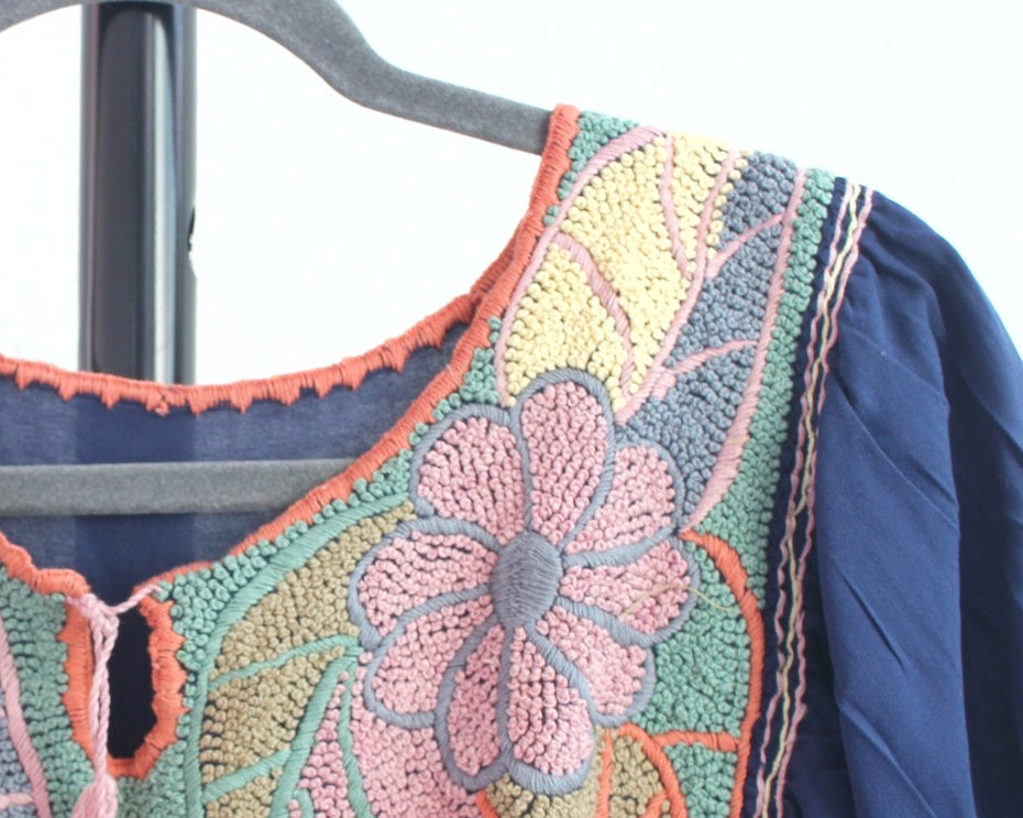 Blusa Maria Azul Menta Unitalla