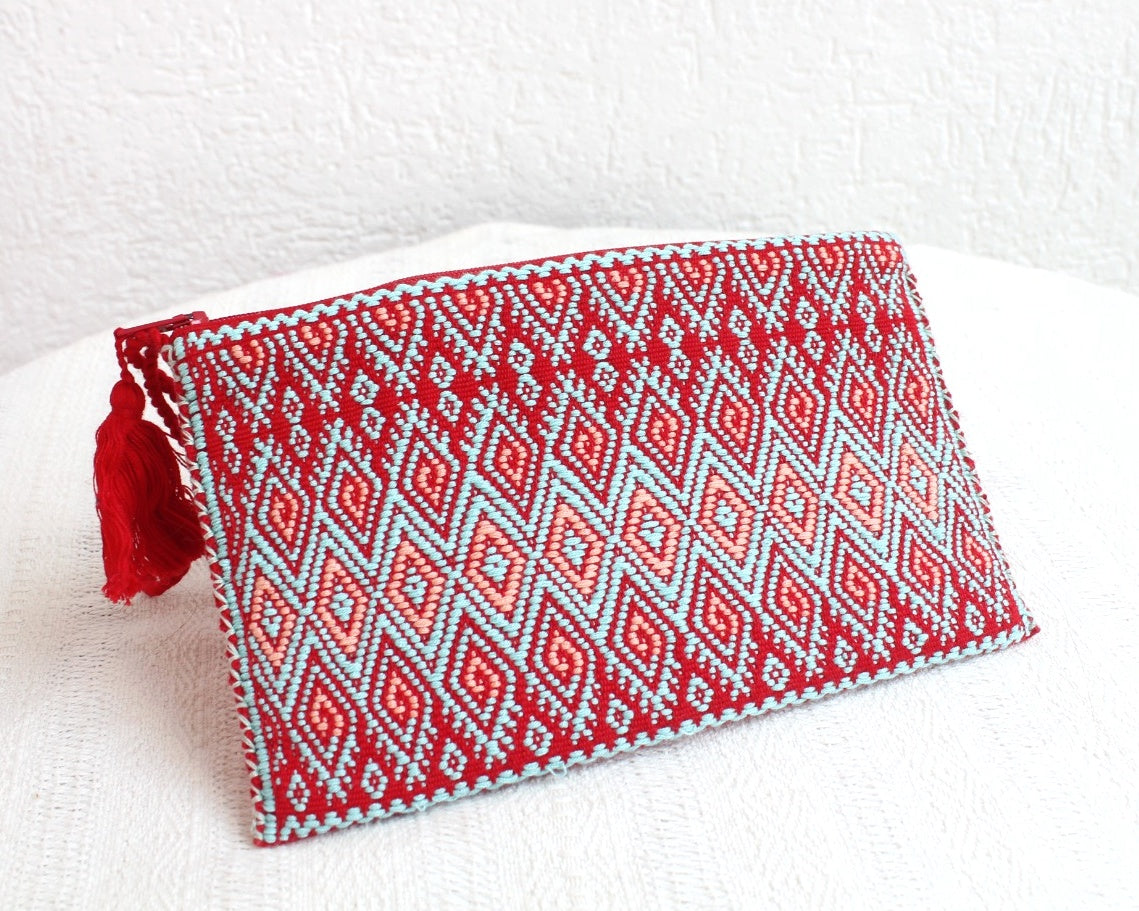 Neceser Flores Aqua Rojo