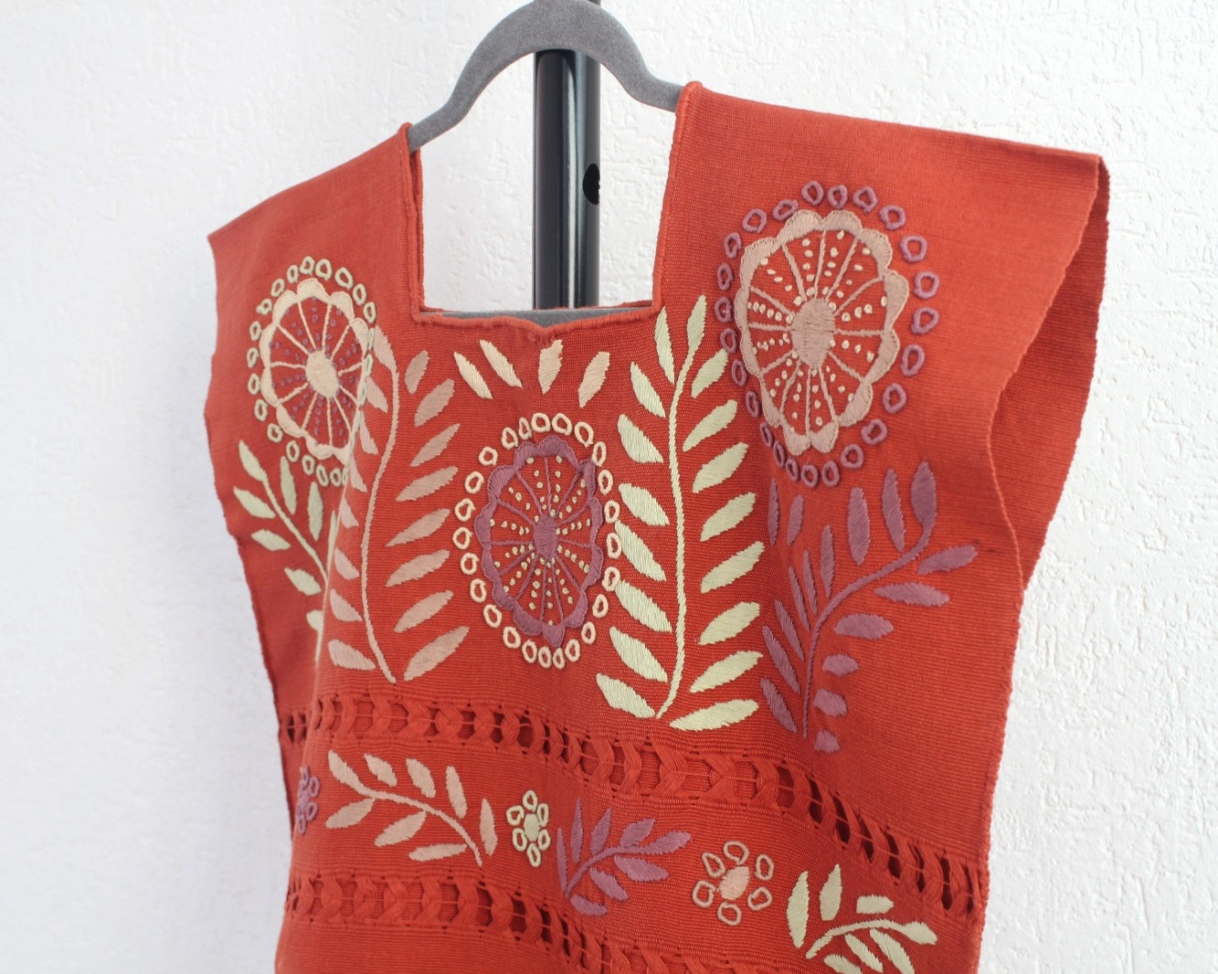 Crop Top Flores Rococo Naranja