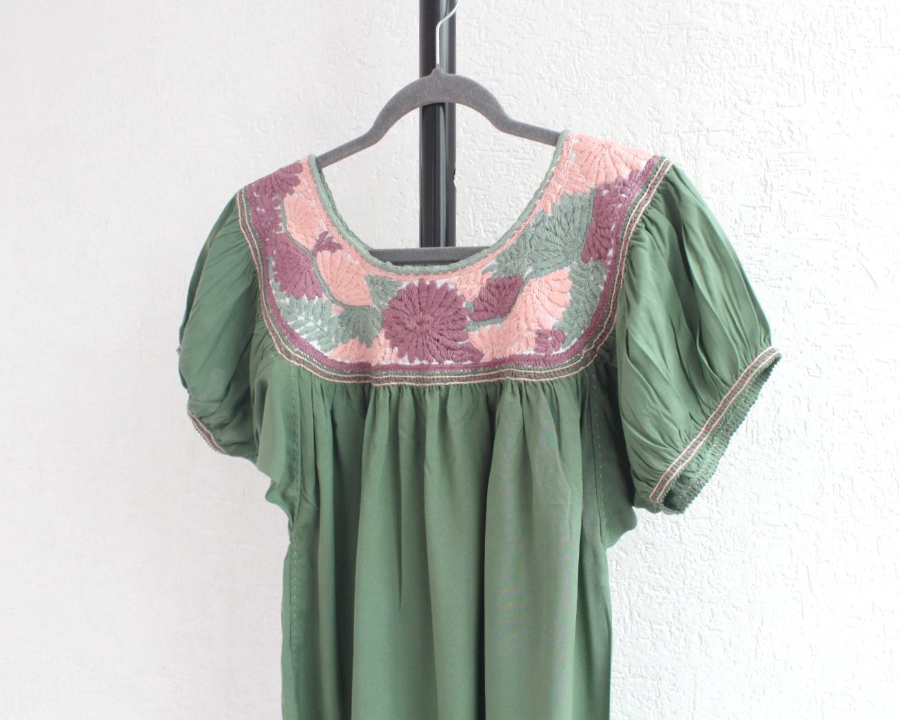 Blusa Aguacatenango Menta Rosa Vino