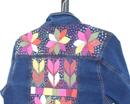 Chamarra Mezclilla L Milpa Colores pastel