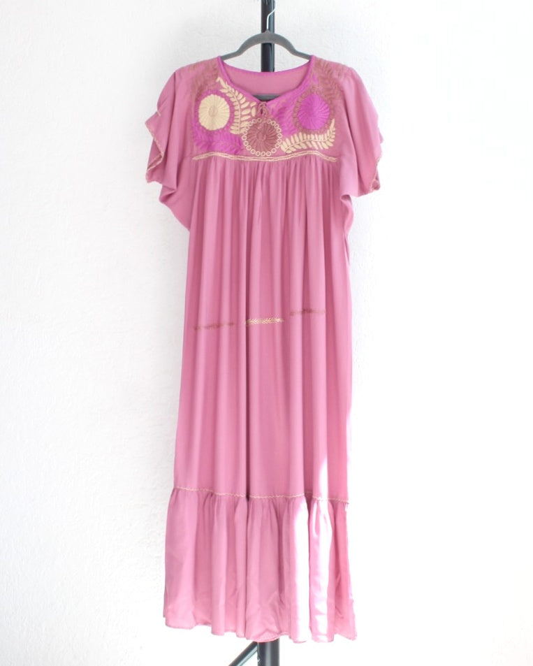 Vestido Rococo Rosa Beige  L , XL , 2XL